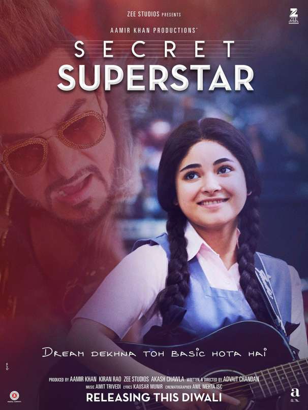 دانلود فیلم فوق ستارهٔ مخفی Secret Superstar 2017 دوبله فارسی