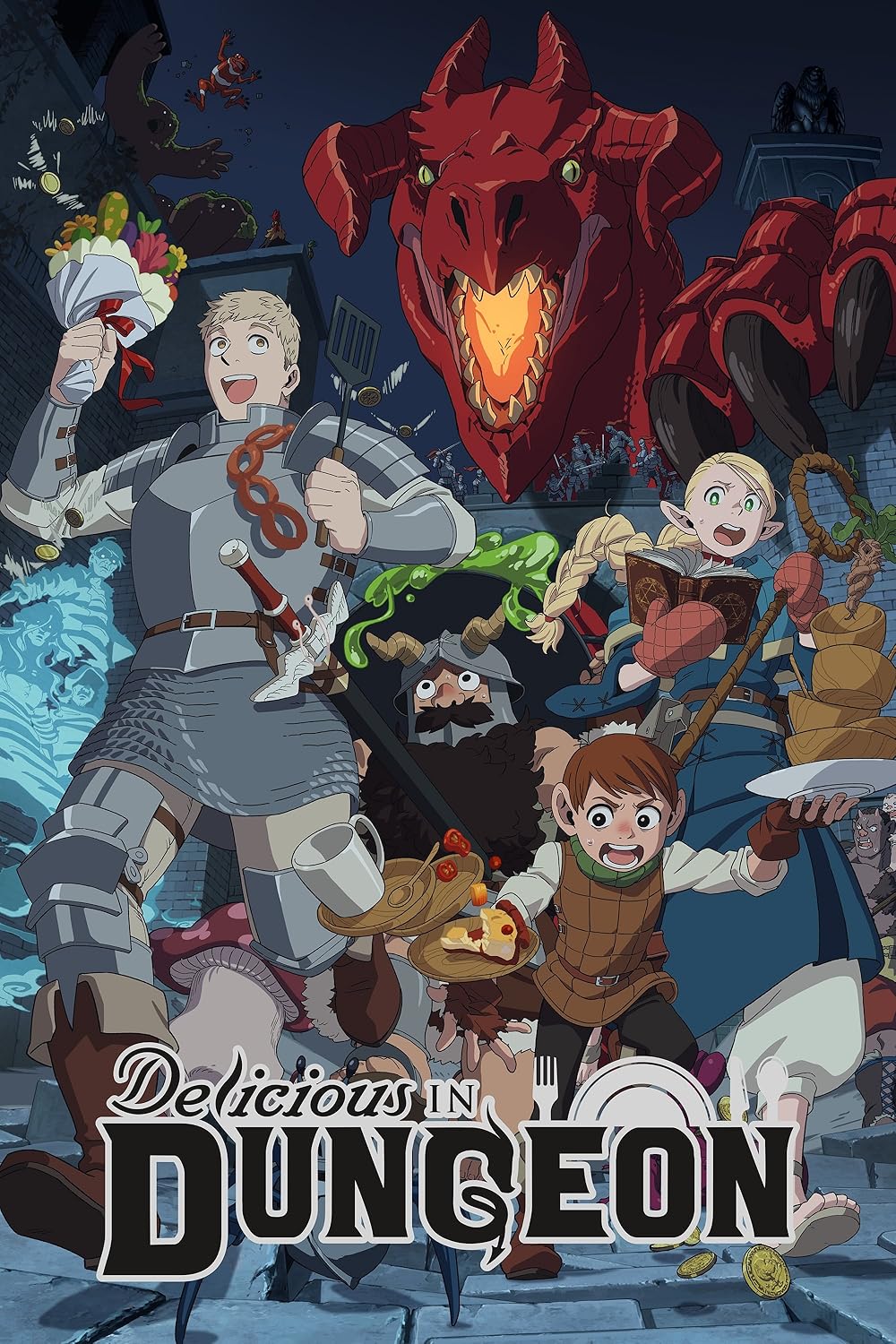 دانلود انیمه خوشمزگی در سیاه‌چال Delicious in Dungeon دوبله فارسی