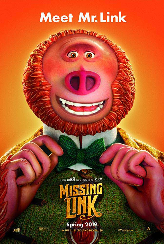 دانلود انیمیشن حلقه گمشده Missing Link 2019 دوبله فارسی