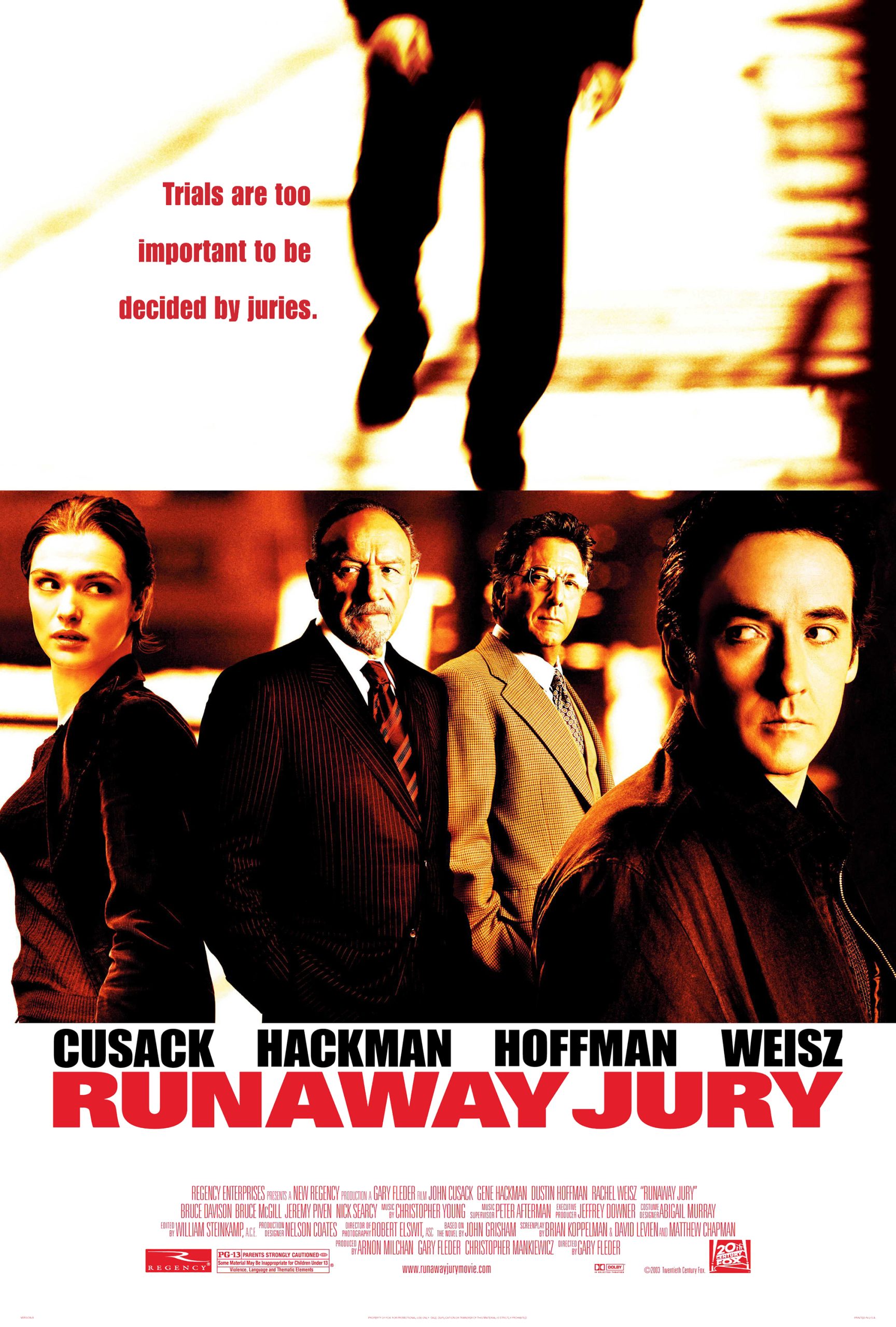 دانلود فیلم هیئت منصفه فراری Runaway Jury 2003 دوبله فارسی