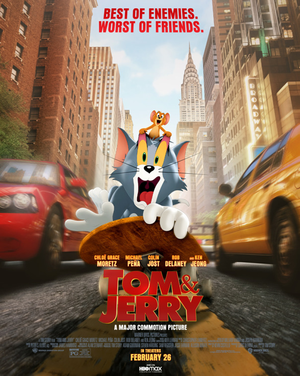 دانلود فیلم تام و جری Tom and Jerry 2021 با دوبله فارسی